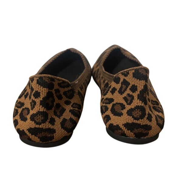 Mia Kerri Leopard Print Pointed Toe Flats Womens Size 6 M Slip On Comfort Shoes - Picture 4 of 9